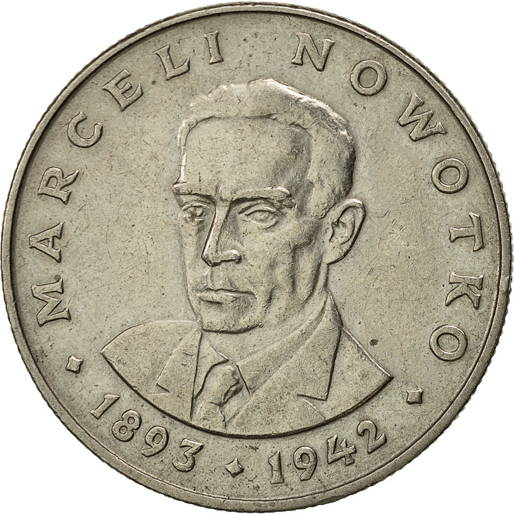 Poland, 20 Zlotych, 1974, Warsaw, AU(50-53), Copper-nickel, KM:67