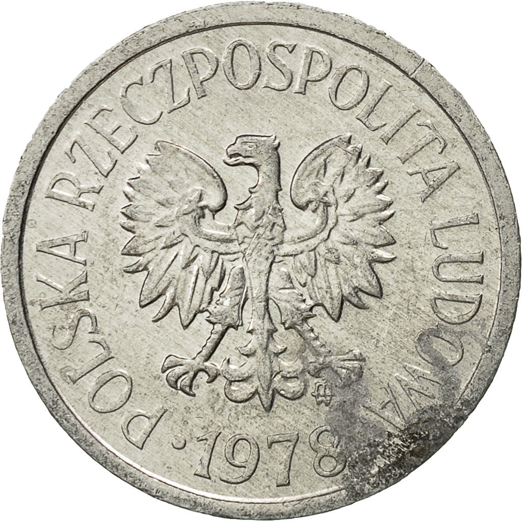 Polonia, 10 Groszy, 1978, Warsaw, BB, Alluminio, KM:AA47