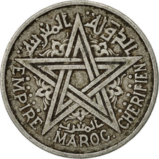 Moneta, Maroko, Mohammed V, 2 Francs, 1951, Paris, EF(40-45), Aluminium, KM:47