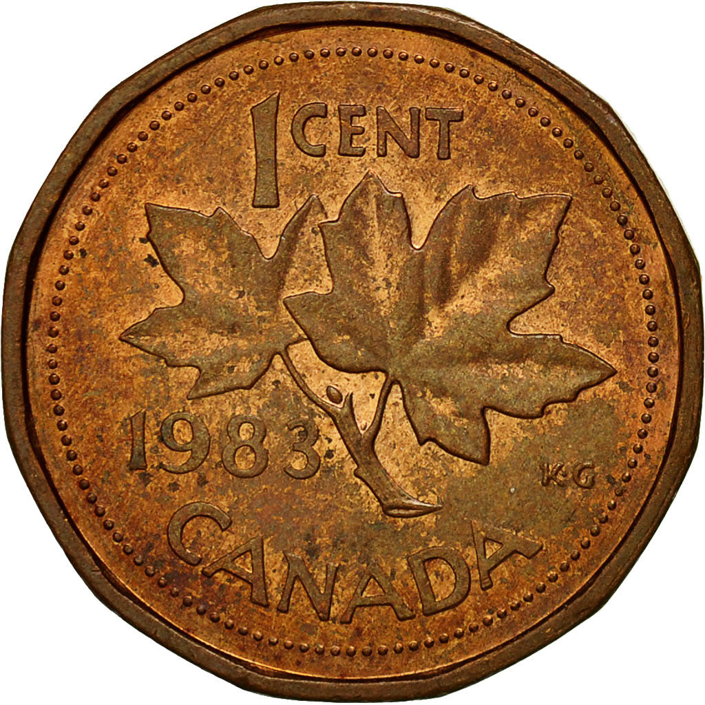 Canada, Elizabeth II, Cent, 1983, Royal Canadian Mint, Ottawa, BB, Bronzo