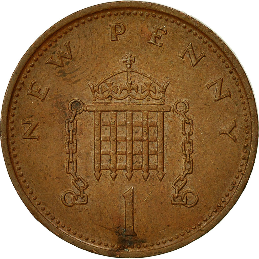 Gran Bretagna, Elizabeth II, New Penny, 1979, BB, Bronzo, KM:915