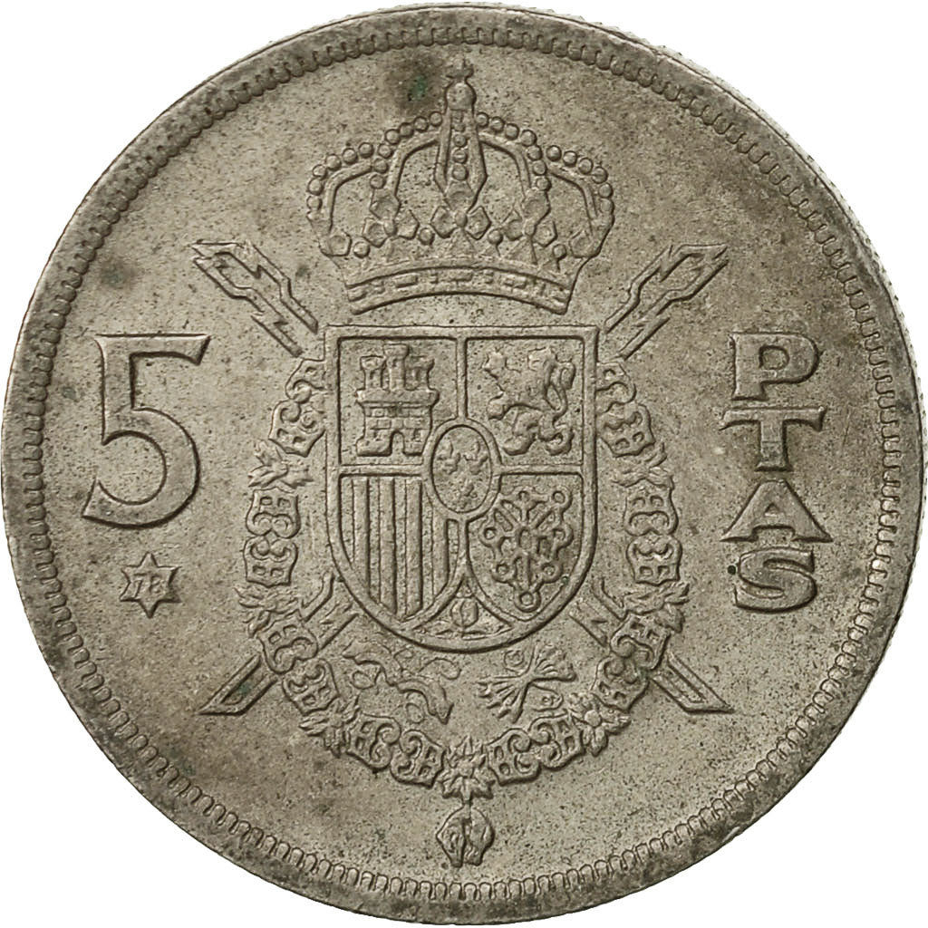 Spanien, Juan Carlos I, 5 Pesetas, 1978, SS, Copper-nickel, KM:807