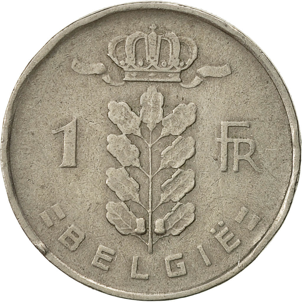 Belgium, Franc, 1951, EF(40-45), Copper-nickel, KM:143.1