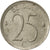 Bélgica, 25 Centimes, 1964, Brussels, MBC, Cobre - níquel, KM:153.1