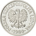 Polonia, 10 Groszy, 1980, Warsaw, FDC, Alluminio, KM:AA47