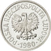 Polonia, 20 Groszy, 1980, Warsaw, FDC, Alluminio, KM:A47