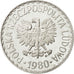 Polonia, Zloty, 1980, Warsaw, FDC, Aluminio, KM:49.1