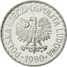 Polen, Zloty, 1980, Warsaw, STGL, Aluminium, KM:49.1