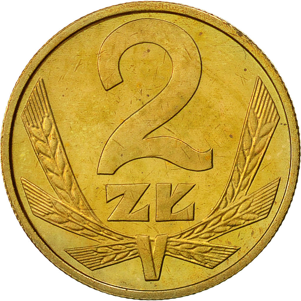 Polen, 2 Zlote, 1980, Warsaw, VZ+, Messing, KM:80.1
