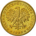Poland, 2 Zlote, 1980, Warsaw, MS(60-62), Brass, KM:80.1