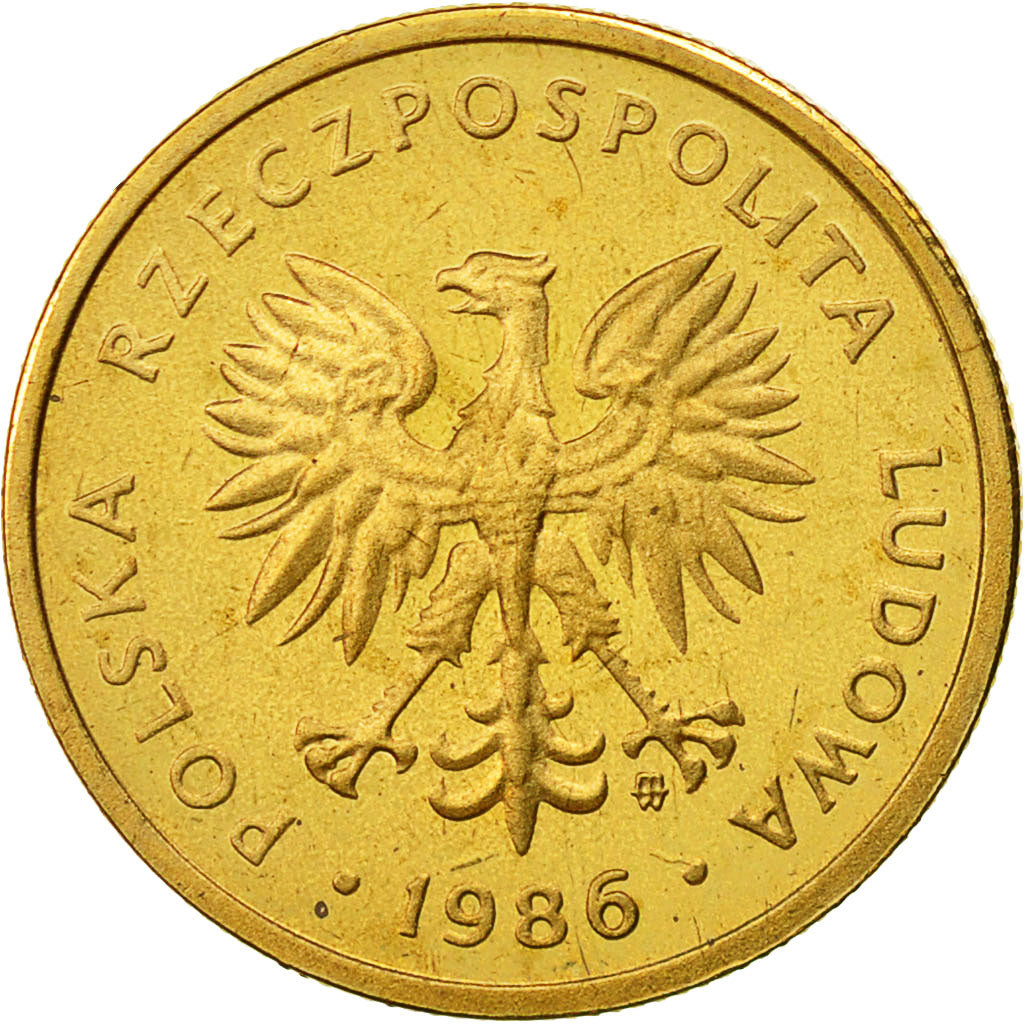 Polen, 2 Zlote, 1986, Warsaw, VZ+, Messing, KM:80.2