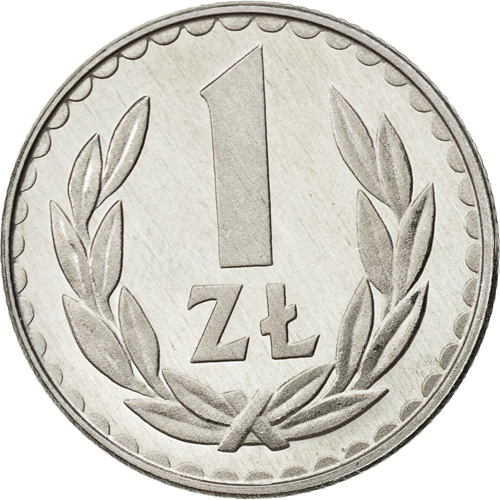 Poland, Zloty, 1986, Warsaw, MS(65-70), Aluminum, KM:49.2