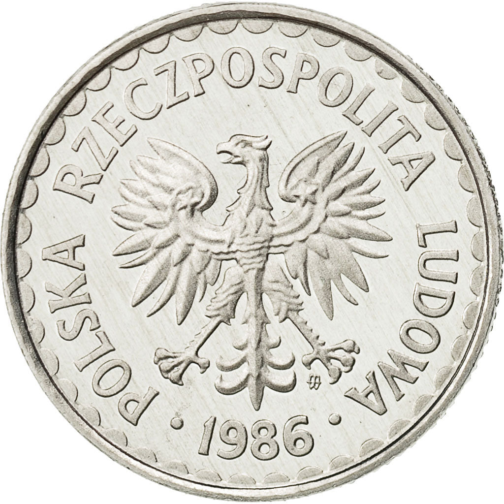 Polonia, Zloty, 1986, Warsaw, FDC, Alluminio, KM:49.2