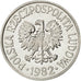 Polonia, 50 Groszy, 1982, Warsaw, FDC, Alluminio, KM:48.1