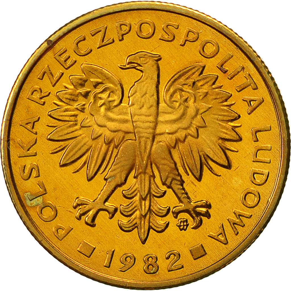 Polonia, 2 Zlote, 1982, Warsaw, SPL, Ottone, KM:80.1