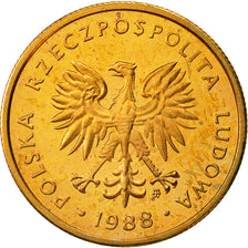 Polonia, 2 Zlote, 1988, Warsaw, SPL, Ottone, KM:80.2