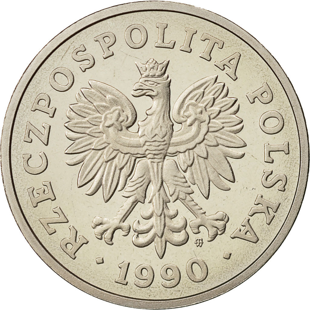 Pologne, 50 Zlotych, 1990, Warsaw, FDC, Copper-nickel, KM:216
