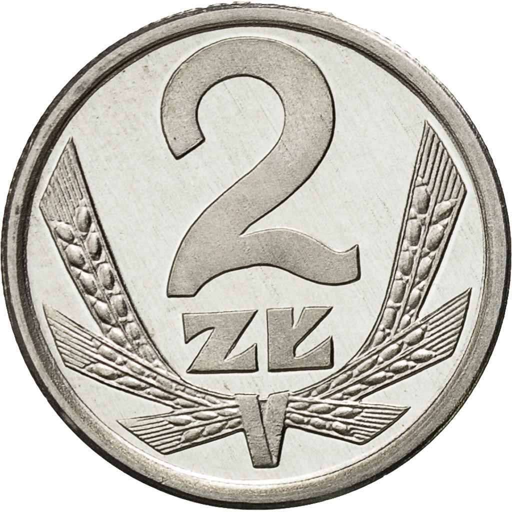 Polonia, 2 Zlote, 1990, Warsaw, FDC, Alluminio, KM:80.3