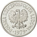 Polen, 20 Groszy, 1979, Warsaw, STGL, Aluminium, KM:A47