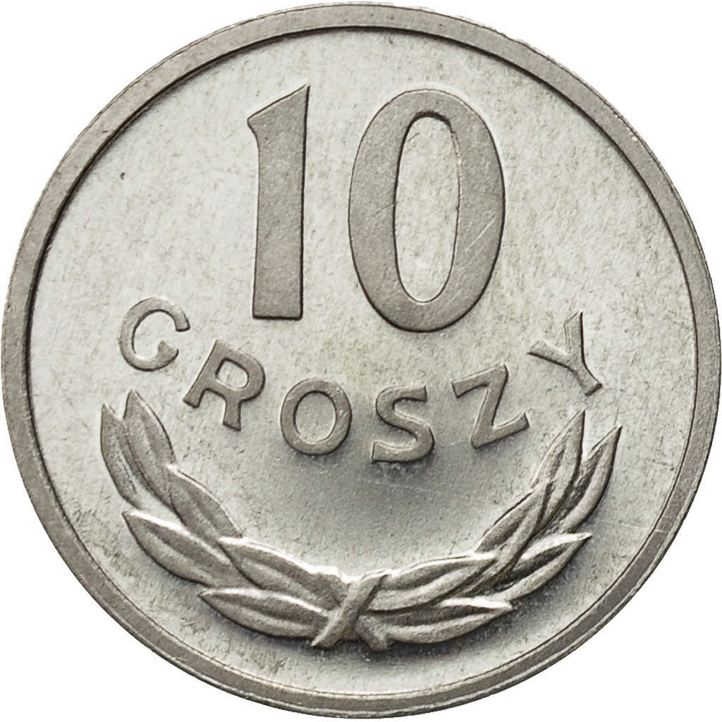 Polonia, 10 Groszy, 1979, Warsaw, FDC, Alluminio, KM:AA47