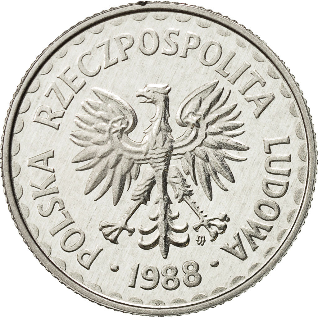 Polonia, Zloty, 1988, Warsaw, FDC, Alluminio, KM:49.2