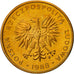 Pologne, 5 Zlotych, 1988, Warsaw, SUP+, Laiton, KM:81.2
