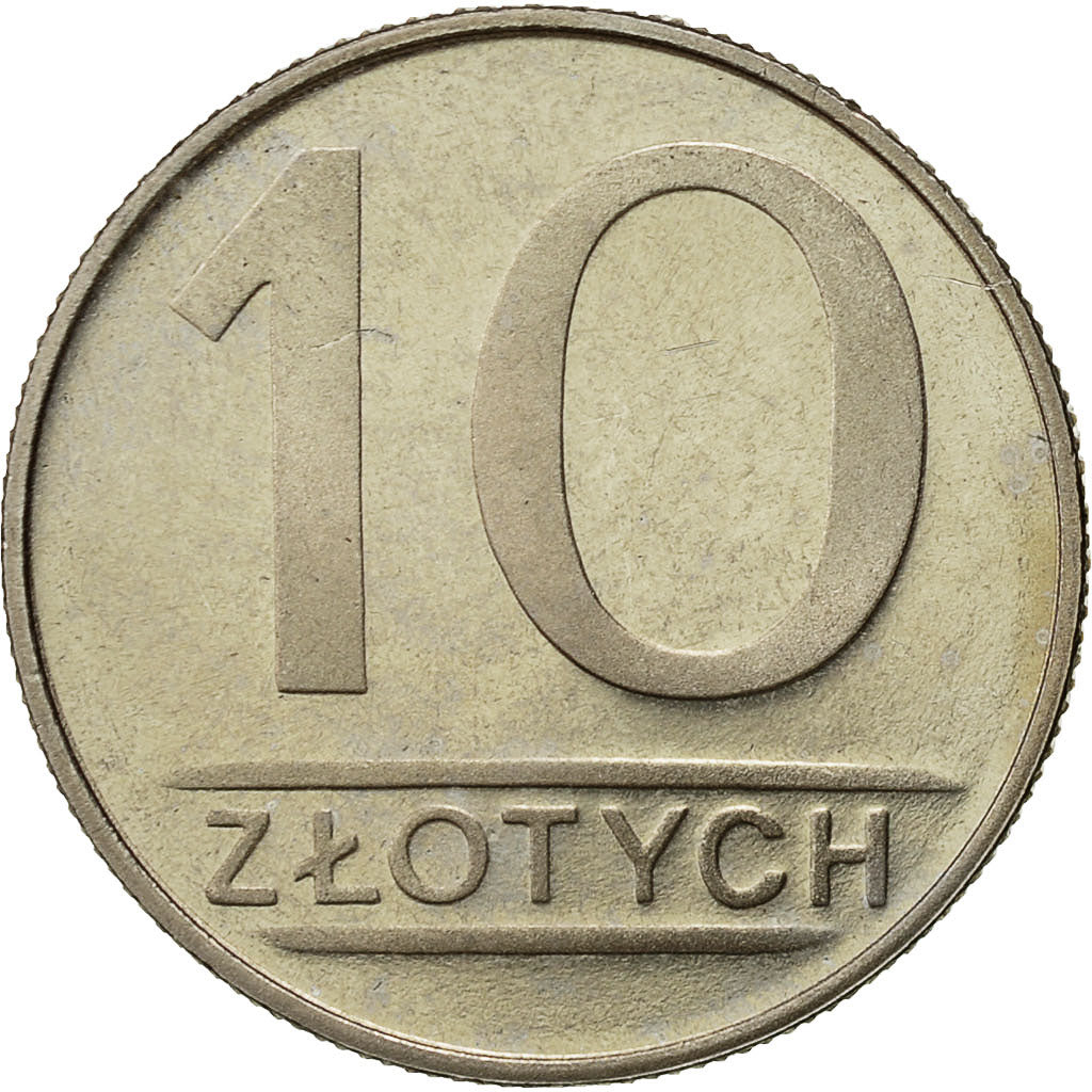 Pologne, 10 Zlotych, 1988, Warsaw, SPL, Copper-nickel, KM:152.1
