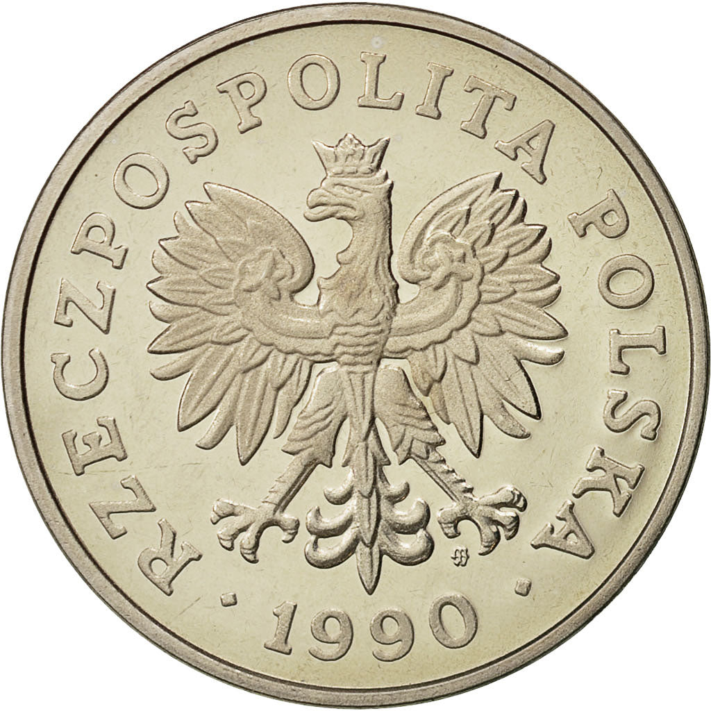 Poland, 100 Zlotych, 1990, Warsaw, MS(65-70), Copper-nickel, KM:214