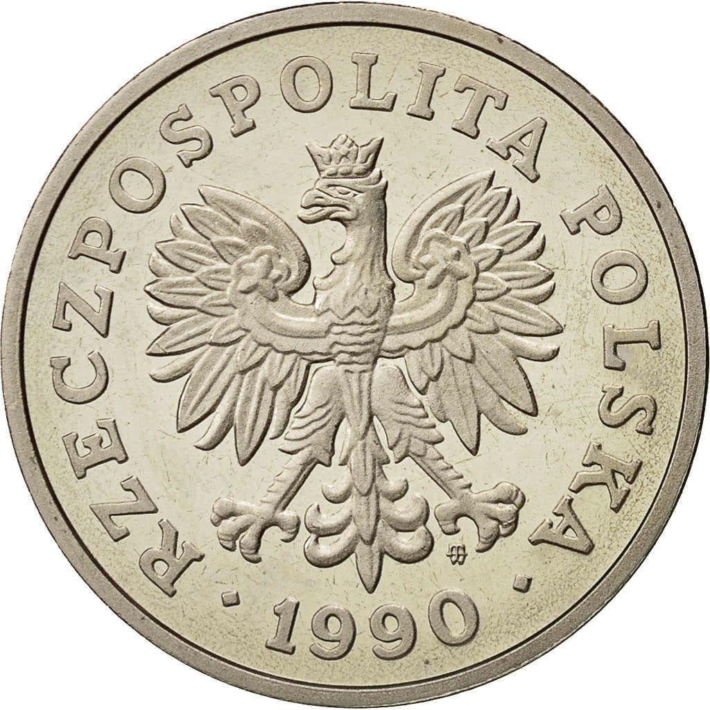 Pologne, 50 Zlotych, 1990, Warsaw, FDC, Copper-nickel, KM:216
