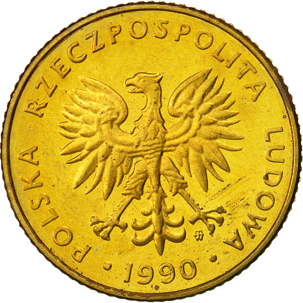 Polonia, 10 Zlotych, 1990, Warsaw, SPL, Ottone, KM:152.2