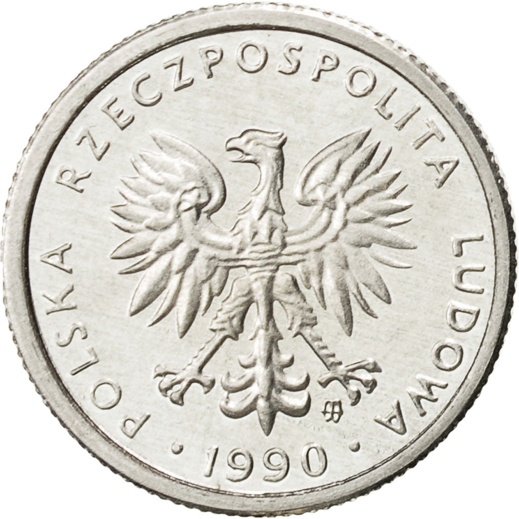 Polonia, Zloty, 1990, Warsaw, FDC, Alluminio, KM:49.3