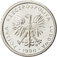 Polonia, Zloty, 1990, Warsaw, FDC, Alluminio, KM:49.3
