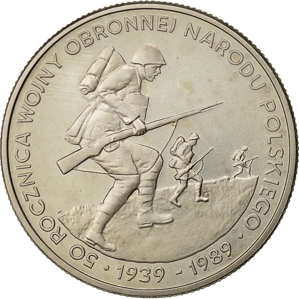 Poland, 500 Zlotych, 1989, Warsaw, MS(63), Copper-nickel, KM:185