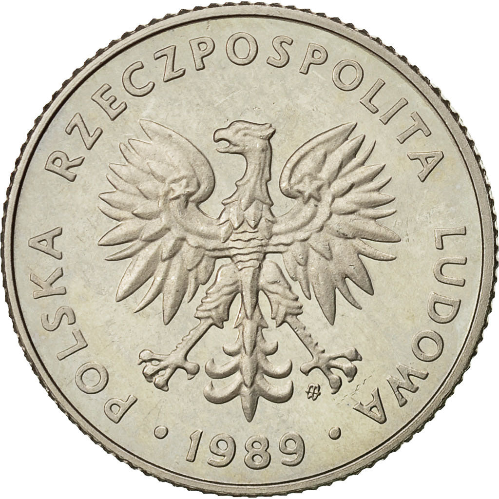 Polen, 20 Zlotych, 1989, Warsaw, VZ+, Copper-nickel, KM:153.2