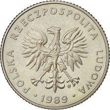 Polen, 20 Zlotych, 1989, Warsaw, VZ+, Copper-nickel, KM:153.2