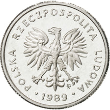 Polonia, 2 Zlote, 1989, Warsaw, FDC, Alluminio, KM:80.3
