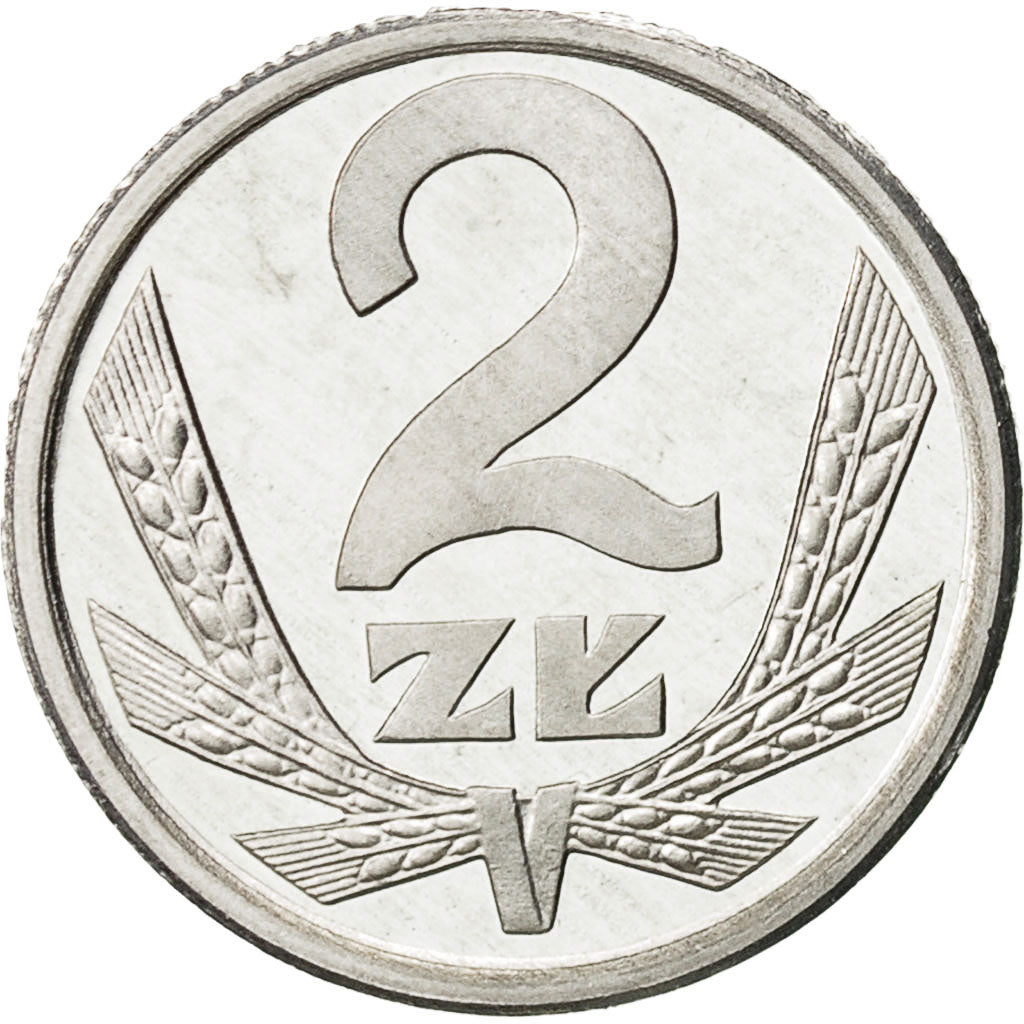 Polonia, 2 Zlote, 1989, Warsaw, FDC, Alluminio, KM:80.3