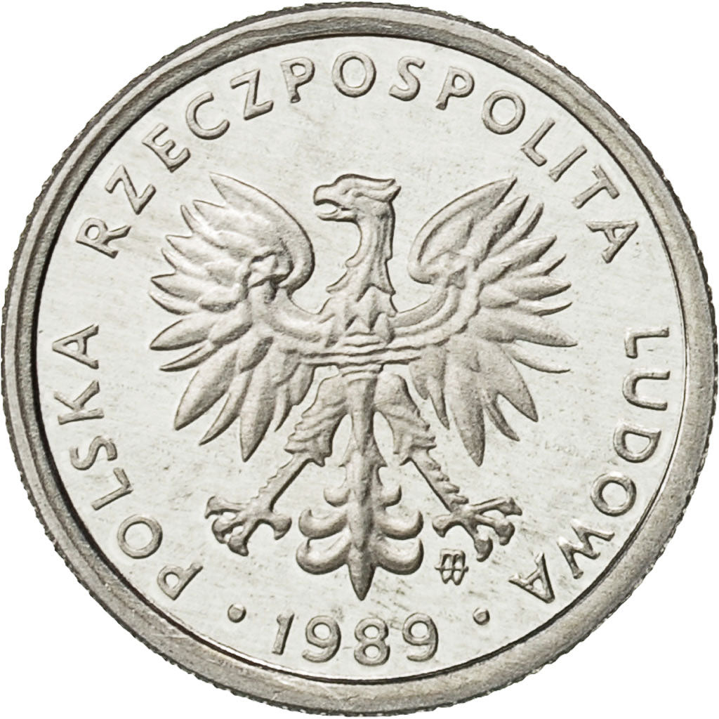 Polonia, Zloty, 1989, Warsaw, FDC, Aluminio, KM:49.3