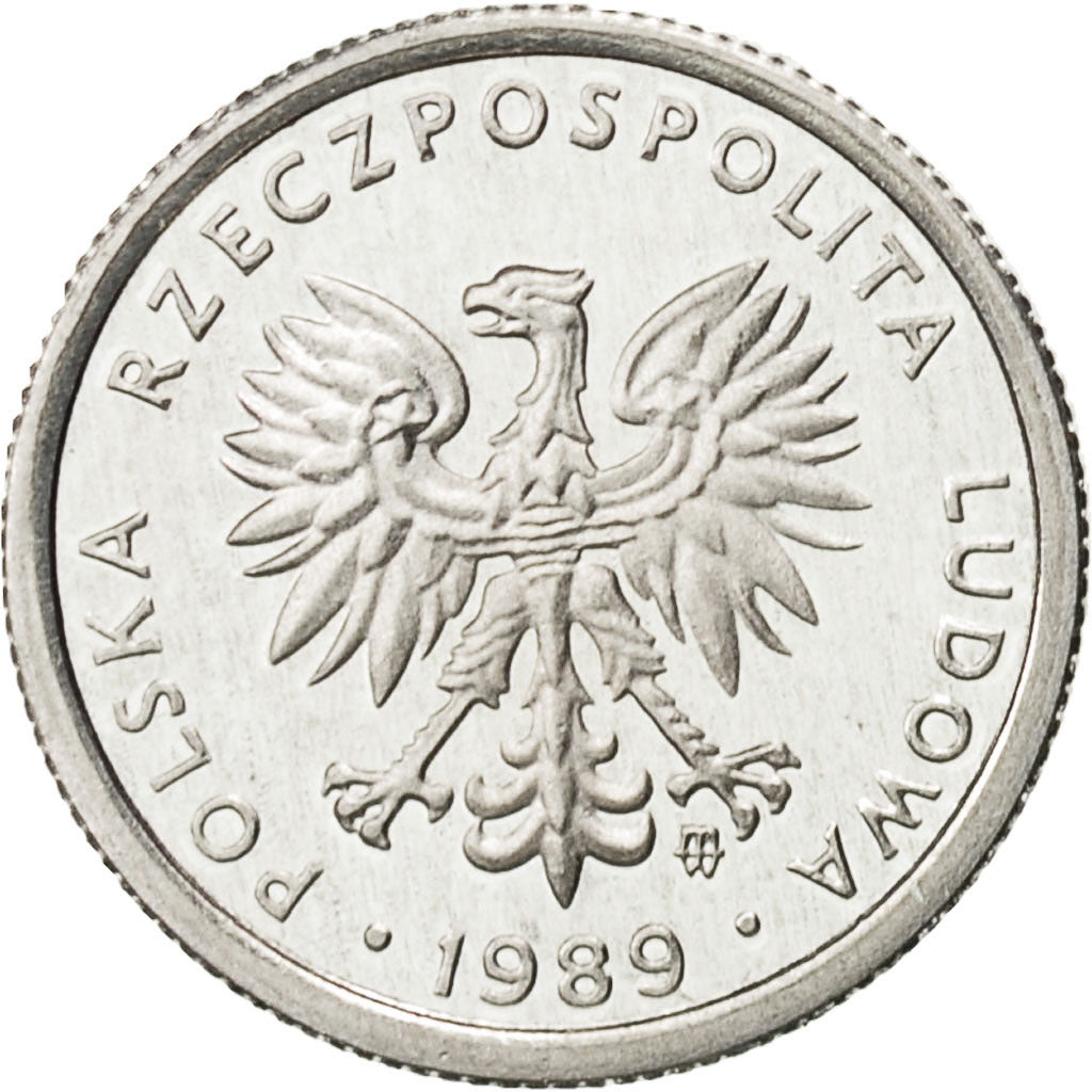 Polonia, Zloty, 1989, Warsaw, FDC, Alluminio, KM:49.3