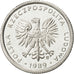 Poland, Zloty, 1989, Warsaw, MS(65-70), Aluminum, KM:49.3