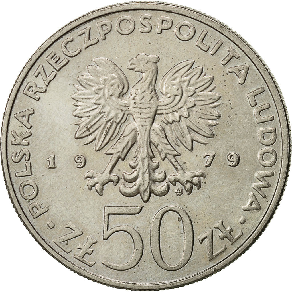 Polonia, 50 Zlotych, 1979, Warsaw, SPL, Rame-nichel, KM:100