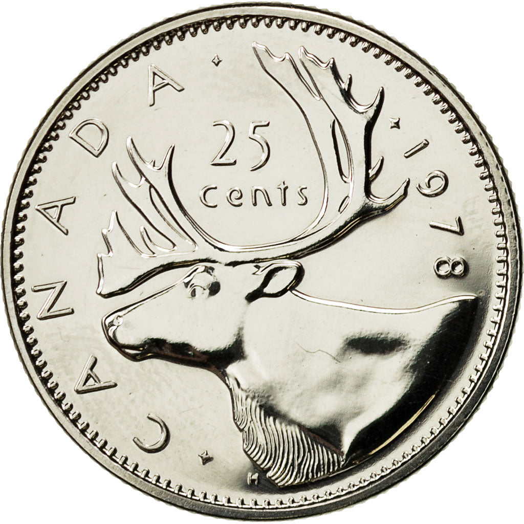 Canada, Elizabeth II, 25 Cents, 1978, Royal Canadian Mint, Ottawa, FDC, Nichel