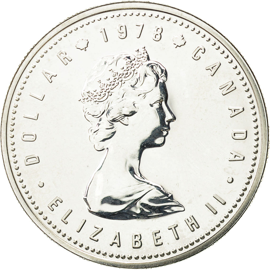 Canada, Elizabeth II, Dollar, 1978, Royal Canadian Mint, Ottawa, FDC, Argento