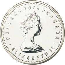 Canada, Elizabeth II, Dollar, 1978, Royal Canadian Mint, Ottawa, FDC, Argento