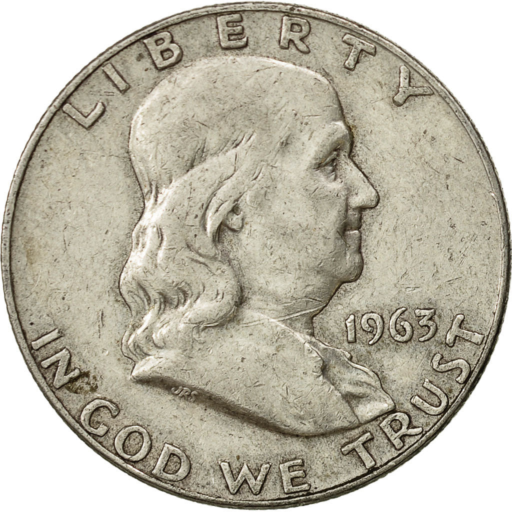 Estados Unidos, Franklin Half Dollar, Half Dollar, 1963, U.S. Mint, Denver, MBC