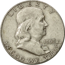 Estados Unidos, Franklin Half Dollar, Half Dollar, 1963, U.S. Mint, Denver, MBC