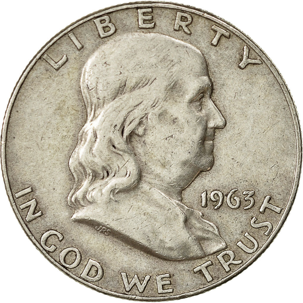 Estados Unidos, Franklin Half Dollar, Half Dollar, 1963, U.S. Mint, Denver, MBC