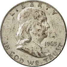 Estados Unidos, Franklin Half Dollar, Half Dollar, 1963, U.S. Mint, Denver, MBC