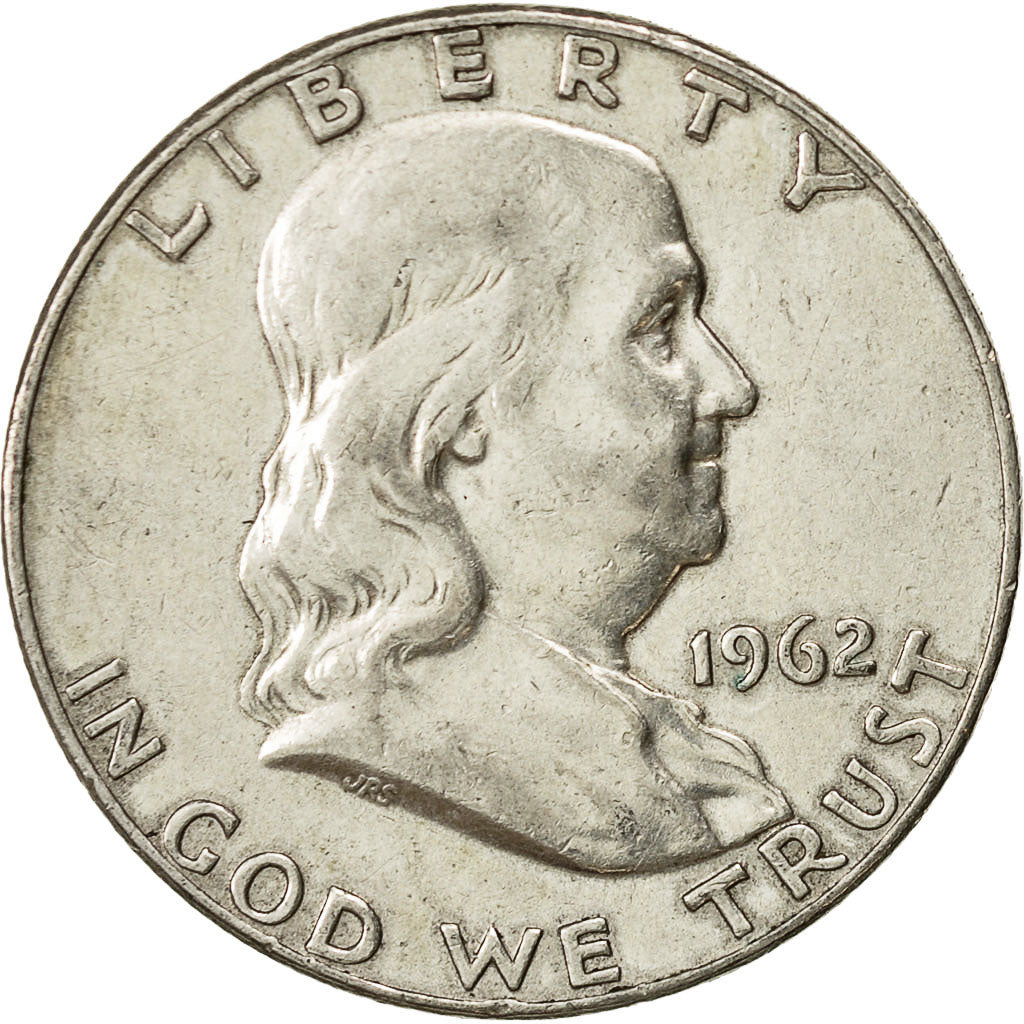 Stati Uniti, Franklin Half Dollar, Half Dollar, 1962, U.S. Mint, Denver, BB