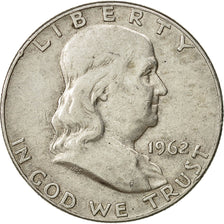 Estados Unidos, Franklin Half Dollar, Half Dollar, 1962, U.S. Mint, Denver, MBC